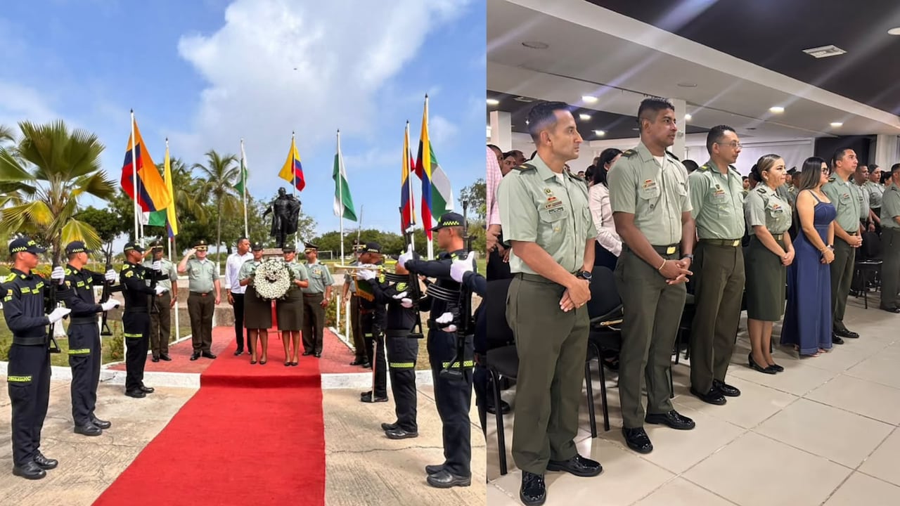 Los 67 años de la Escuela de la Policía Antonio Nariño en Barranquilla.