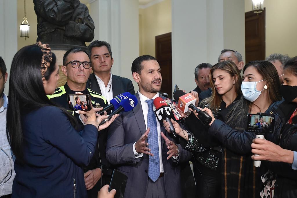 El ministro del Interior, Daniel Palacios.