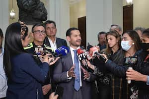 El ministro del Interior, Daniel Palacios.