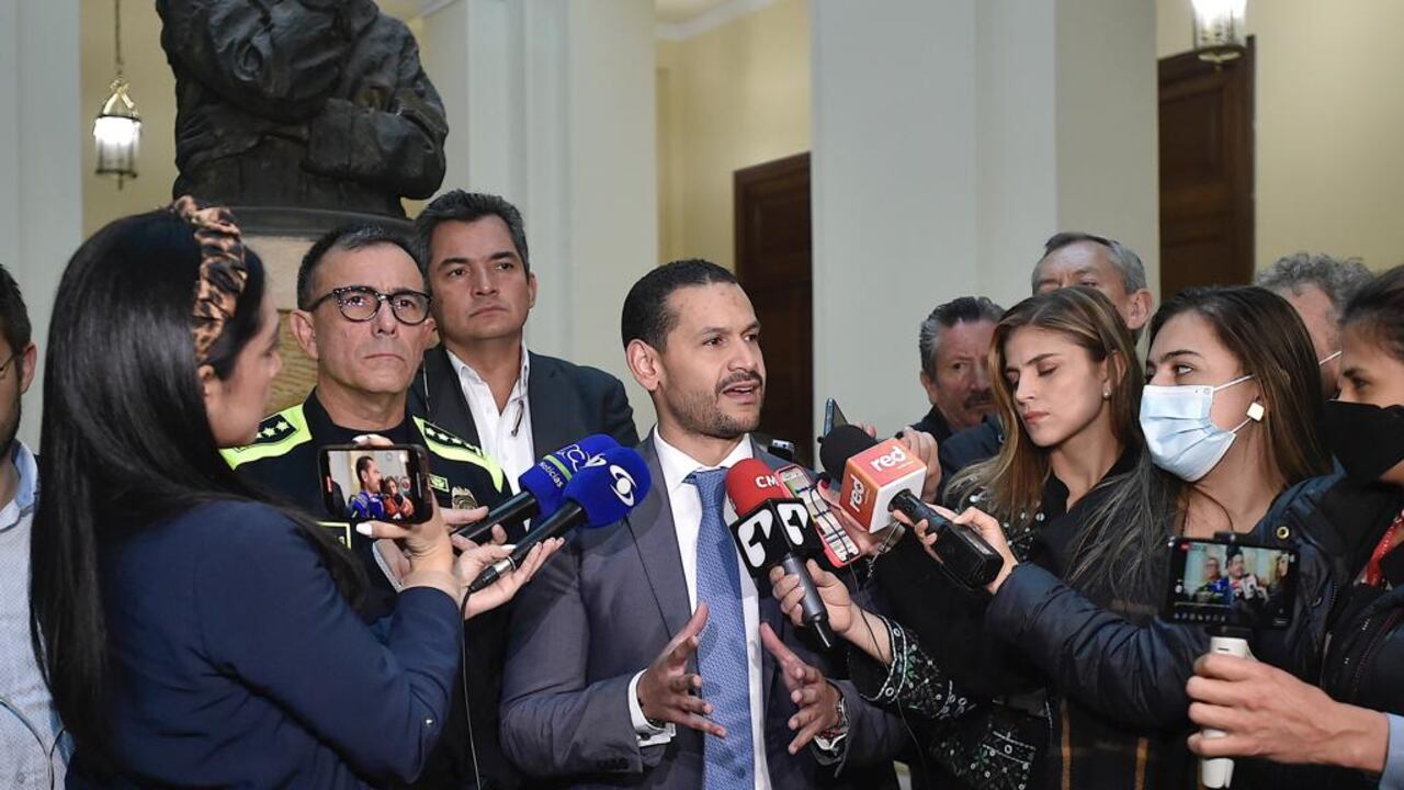 El ministro del Interior, Daniel Palacios.