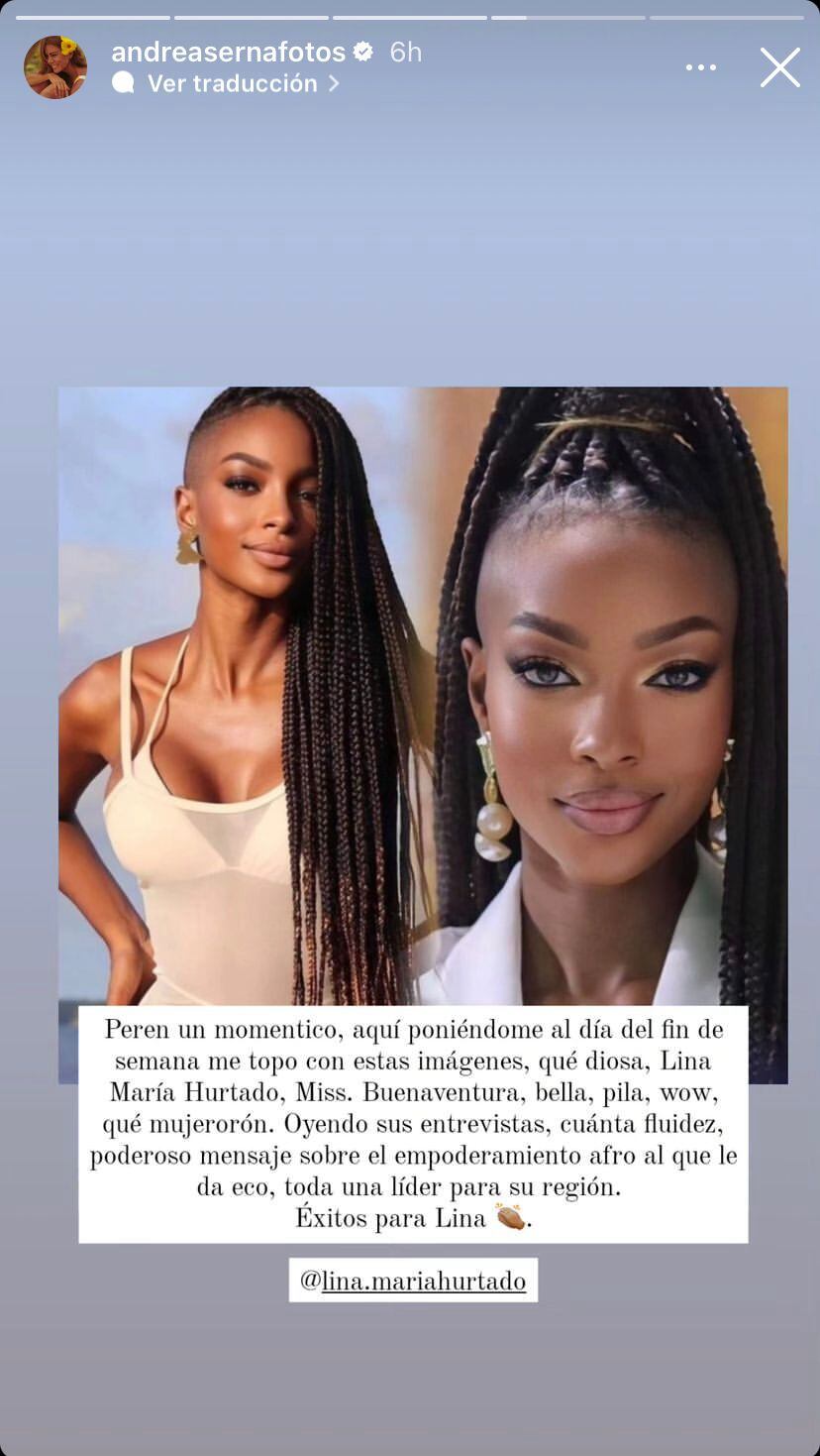 Andrea Serna reaccionó a Lina María Hurtado, candidata de Buenaventura.