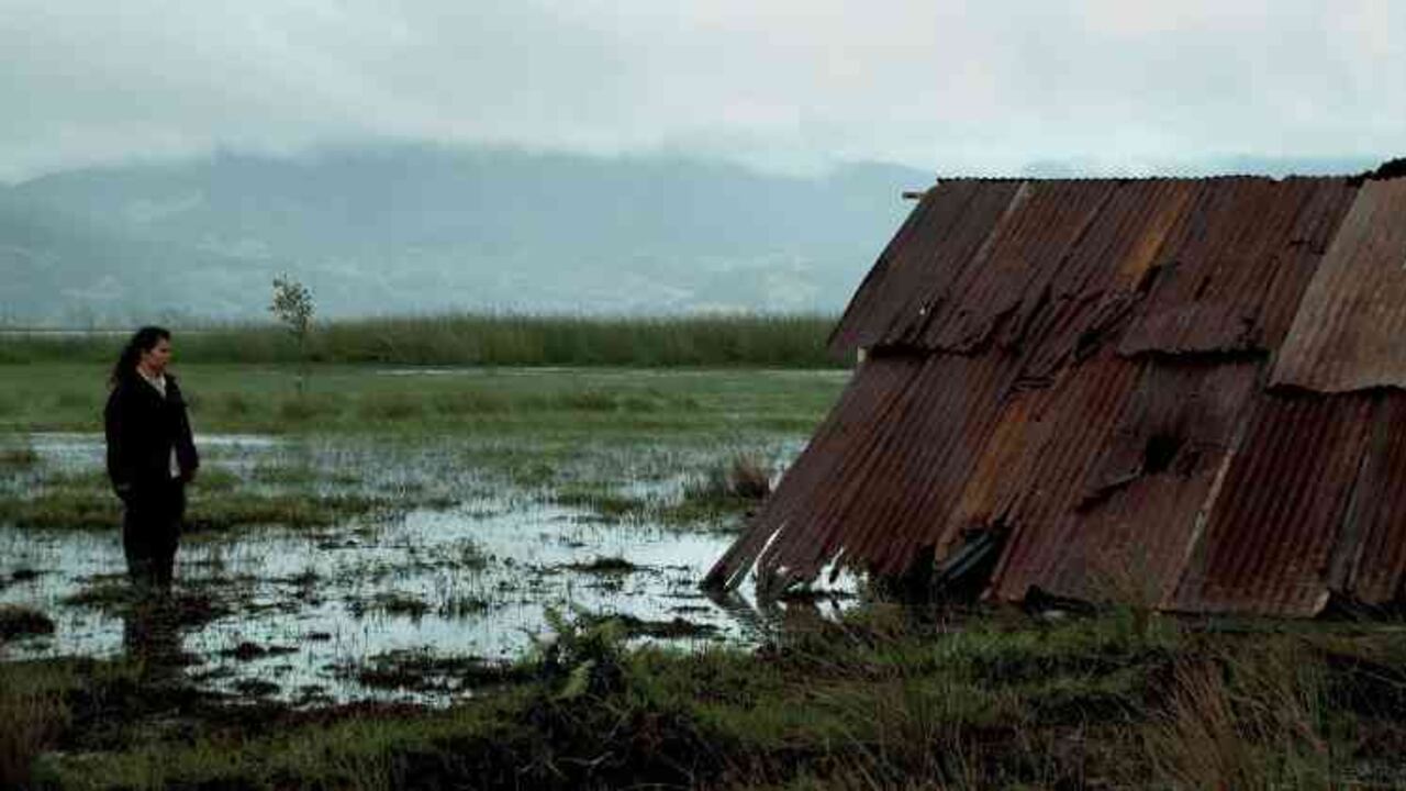 'La Sirga' cuenta la historia de Alicia, una mujer que llega hasta La Cocha para huir del conflicto. Su director, William Vega, participará en la primera edición virtual de las Noches Equinoxio. Foto: Contravía Films.