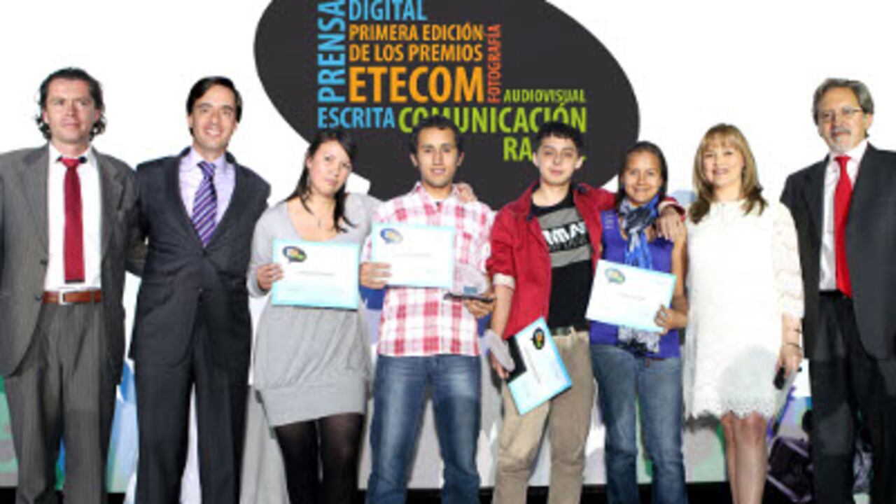 Foto de la premiación.