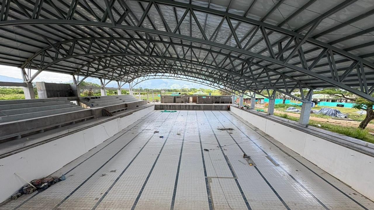 Fuentes del Ejército indicaron que en julio se espera entre en funcionamiento la piscina olímpica.