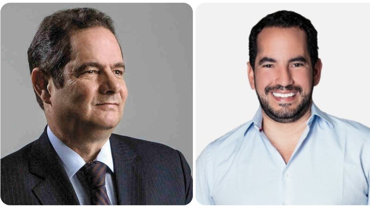 Germán Vargas Lleras y el concejal Rolando González.