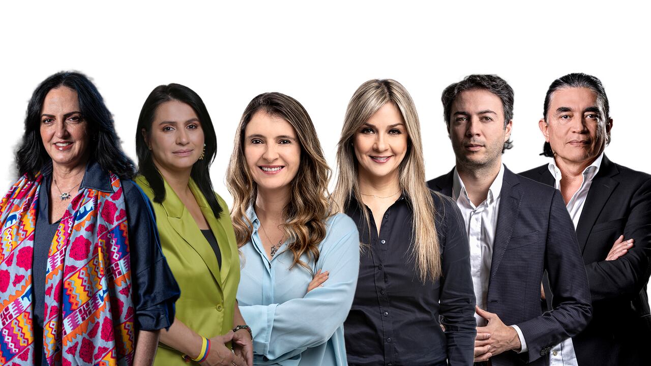 María Fernanda Cabal, Paola Holguín, Paloma Valencia, Vicky Dávila, Daniel quintero y Gustavo Bolívar