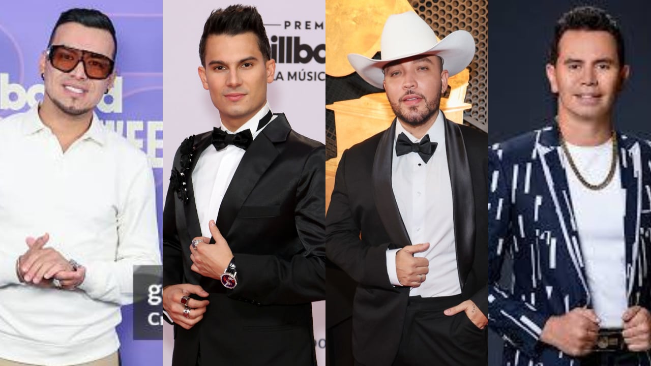 Yeison Jiménez, Pipe Bueno, Jessi Uribe y Jhonny Rivera.