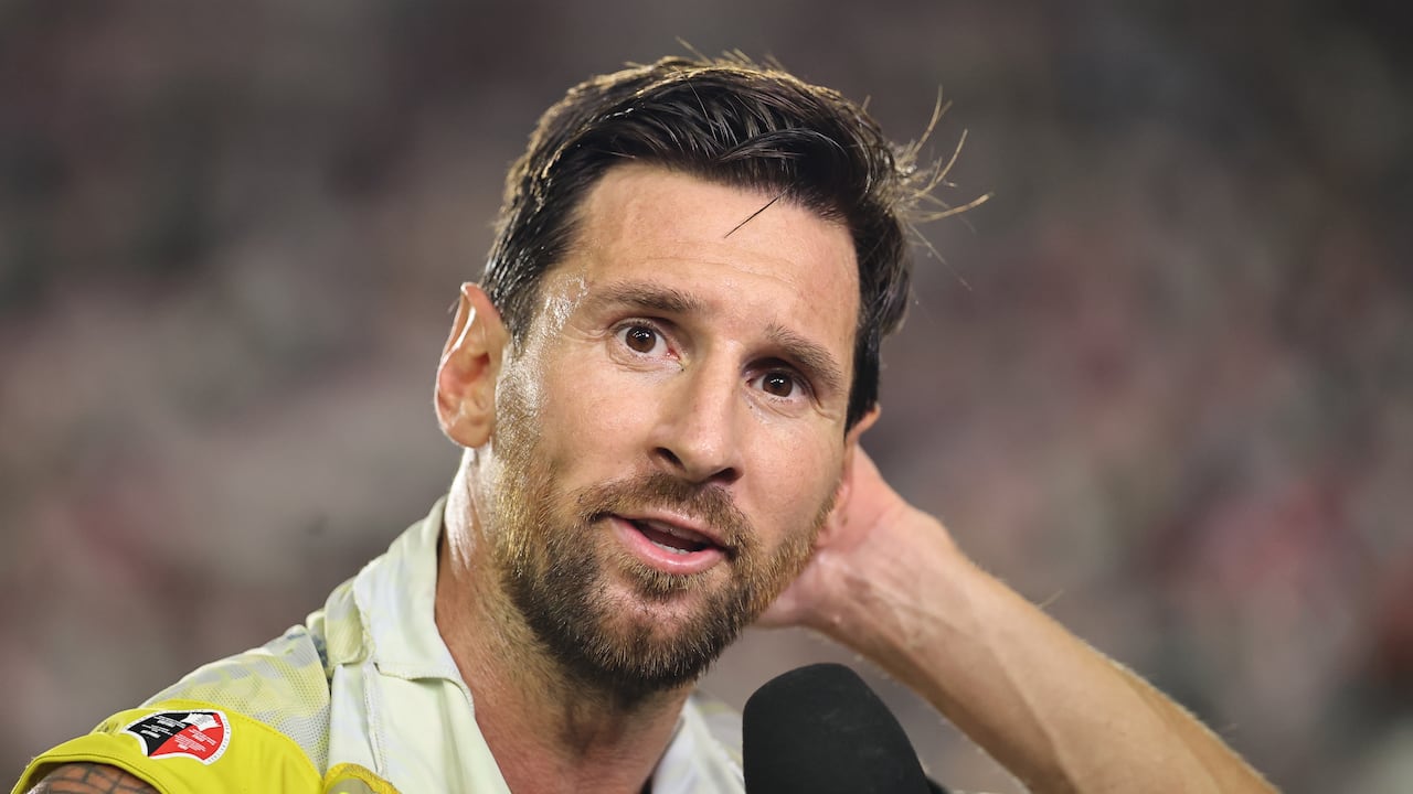 Leo Messi se vio con arriesgado look en partido de Inter Miami