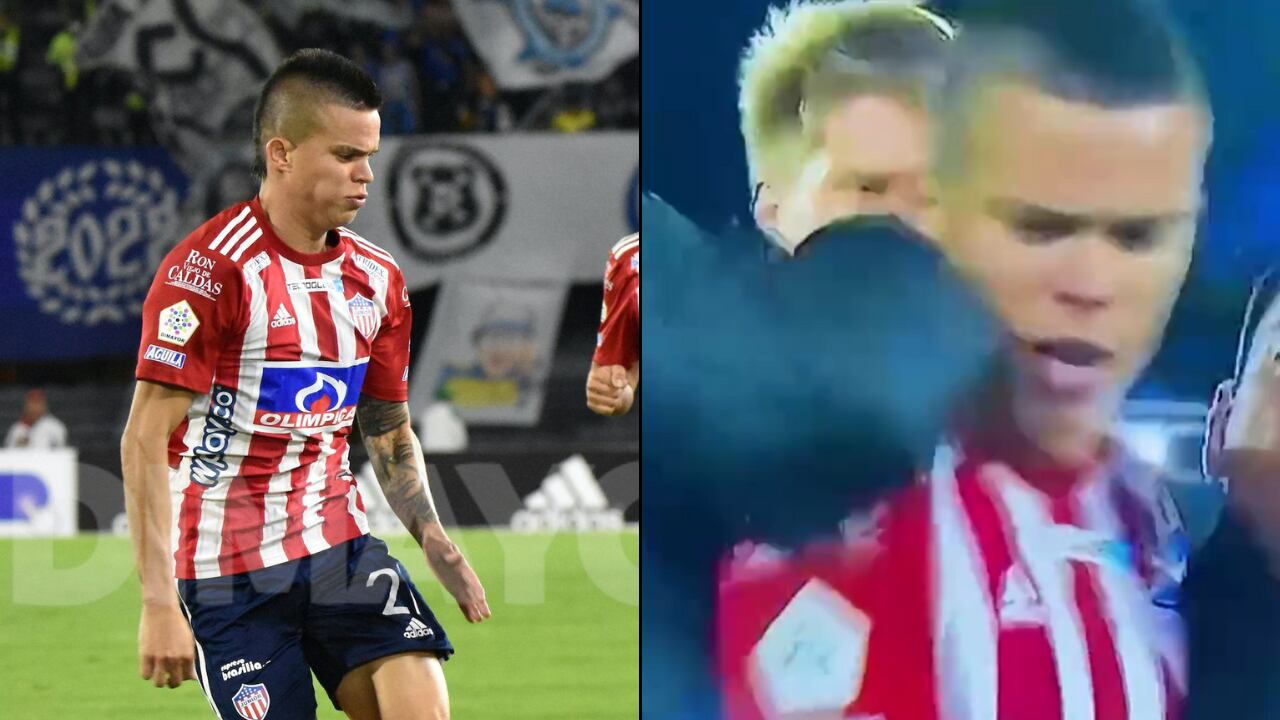 Walmer Pacheco fue el jugador agredido por un miembro del cuerpo técnico de Millonarios.