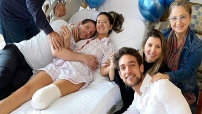 Daniella Álvarez tuvo una operación a mediados de junio en la que le fue amputada parte de su pierna izquierda debido a una isquemia que sufrió. 