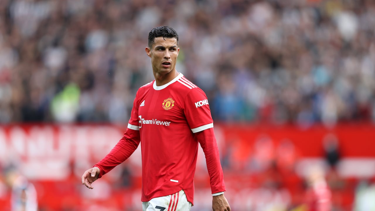 Cristiano Ronaldo en el Manchester United.