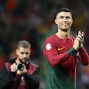 Cristiano Ronaldo brilló en el compromiso de Portugal vs. Eslovaquia