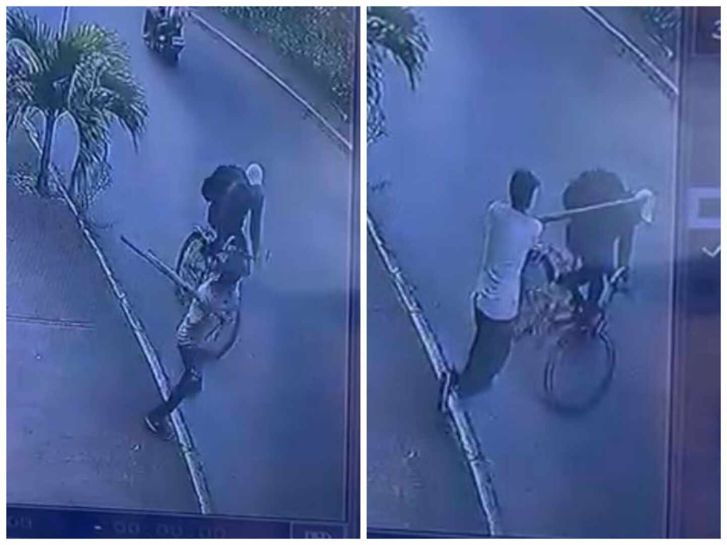 La víctima recibió un brutal golpe en la cabeza.