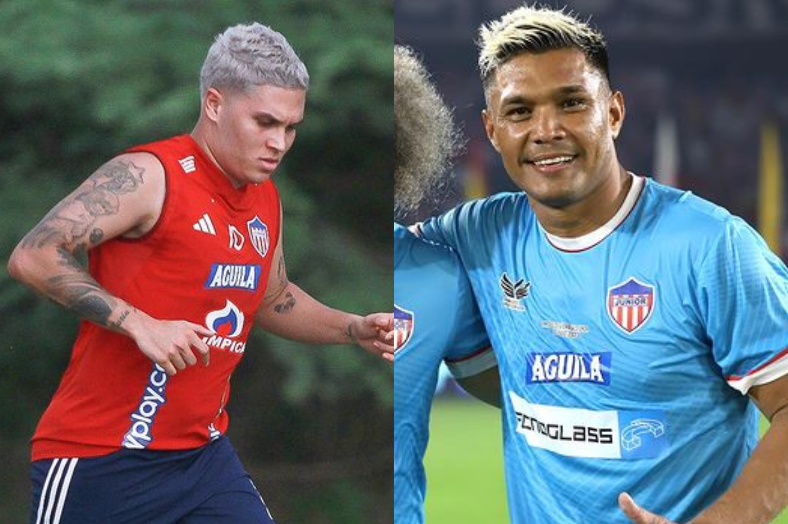 Juan Fernando Quintero y Teófilo Gutiérrez.