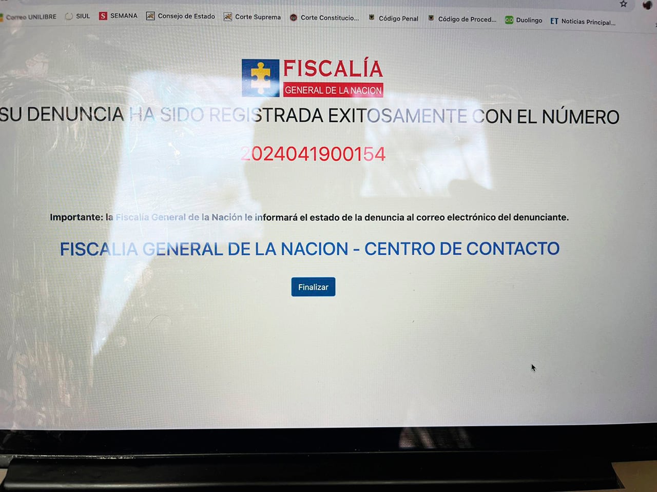 Un informe elaborado por la Dirección Especializada contra las Organizaciones Criminales del CTI, adscrita a la Fiscalía, advirtió sobre un presunto atentado contra Wilson Ruiz.