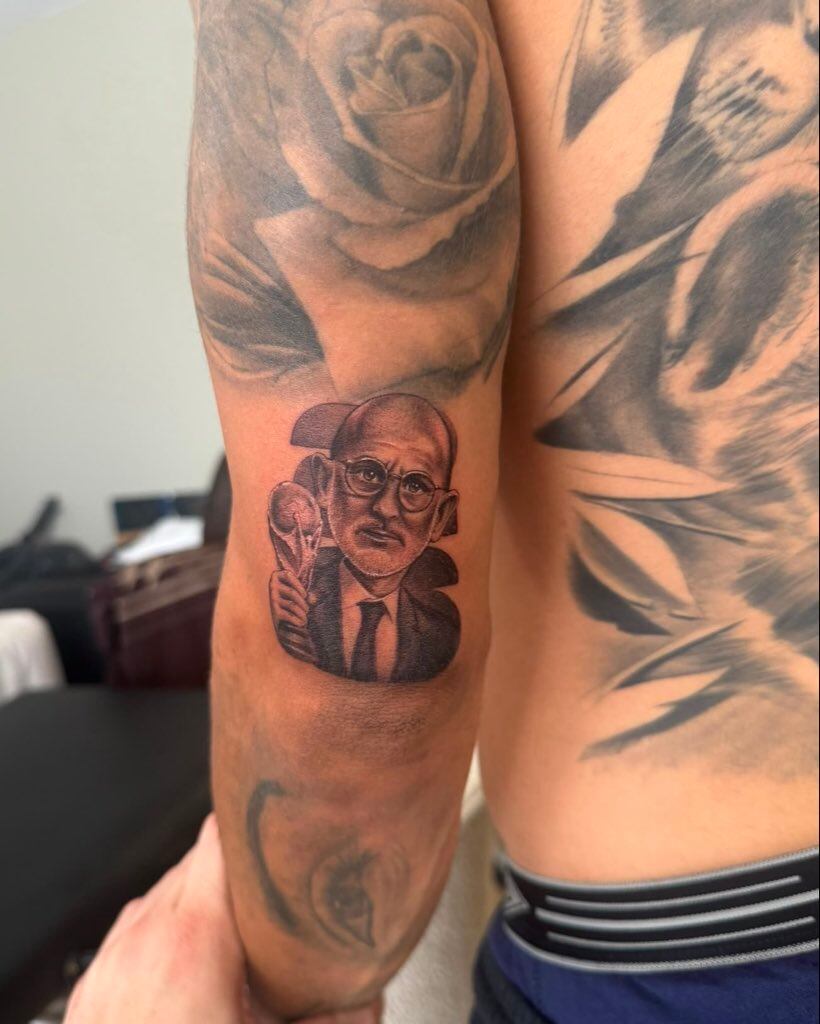 Marc Cucurella y su nuevo tatuaje