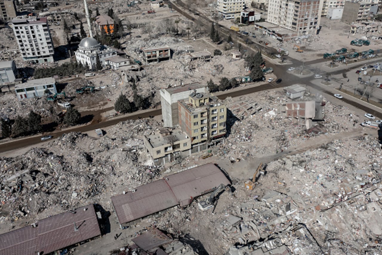 El desastre causado por los terremotos en Turquía.