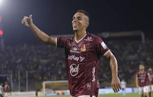 Imagen del partido entre Deportes Tolima y Millonarios por la fecha 4 del primer semestre de la Liga colombiana 2024..