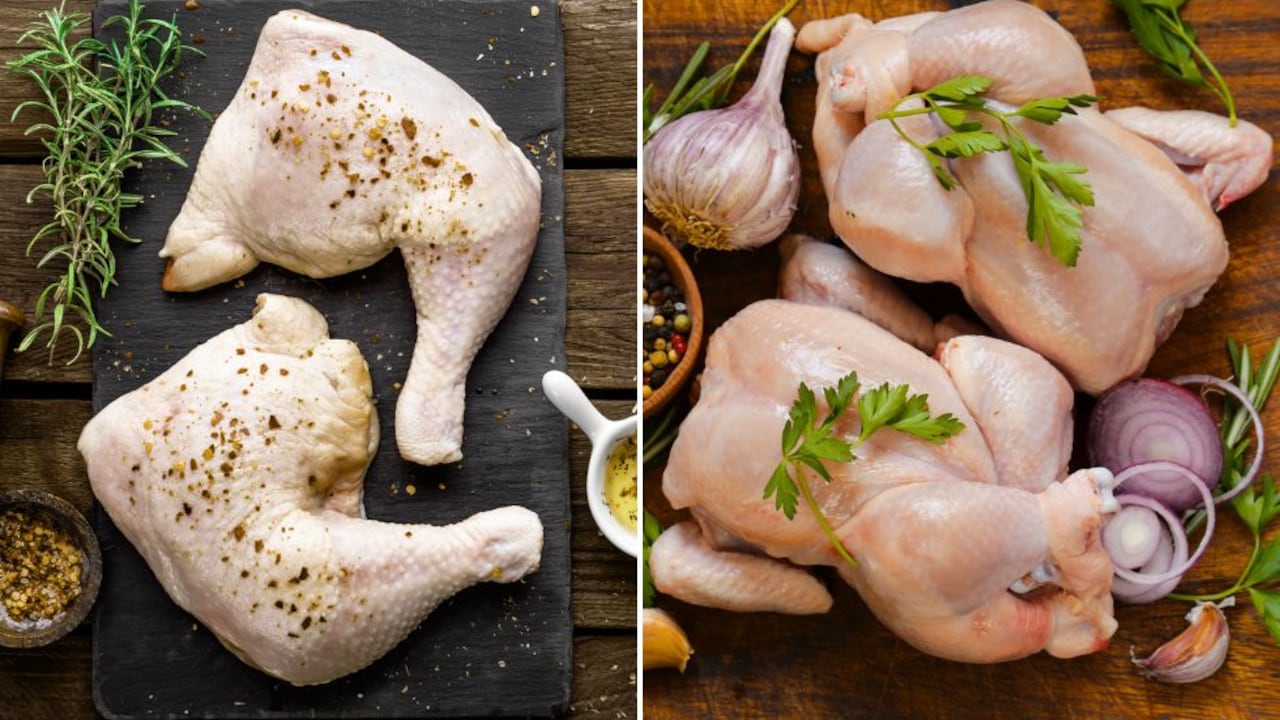 Pollo blanco vs pollo amarillo