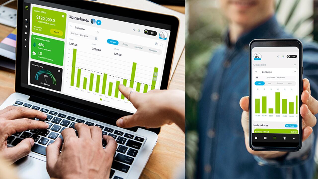 La aplicación NEU mide el consumo de energía eléctrica en las empresas y ofrece soluciones para reducirlo.