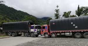 Paro de camioneros azota al departamento de Chocó.