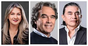 Vicky Dávila, Sergio Fajardo y Gustavo Bolívar