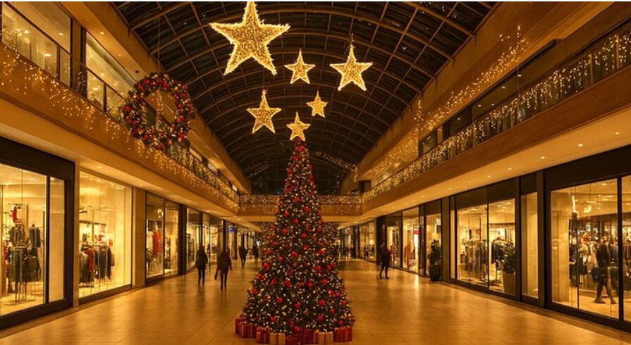 Navidad en los centros comerciales de Bogotá 2025