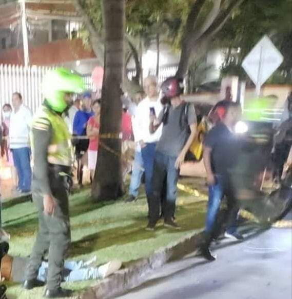 El cuerpo del hombre quedó tendido en la vía