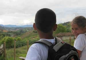 Estudiantes de El Santuario, Antioquia.
