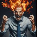 IA muestra cómo se vería la emoción de ‘Ira’ de intensamente en la vida real.