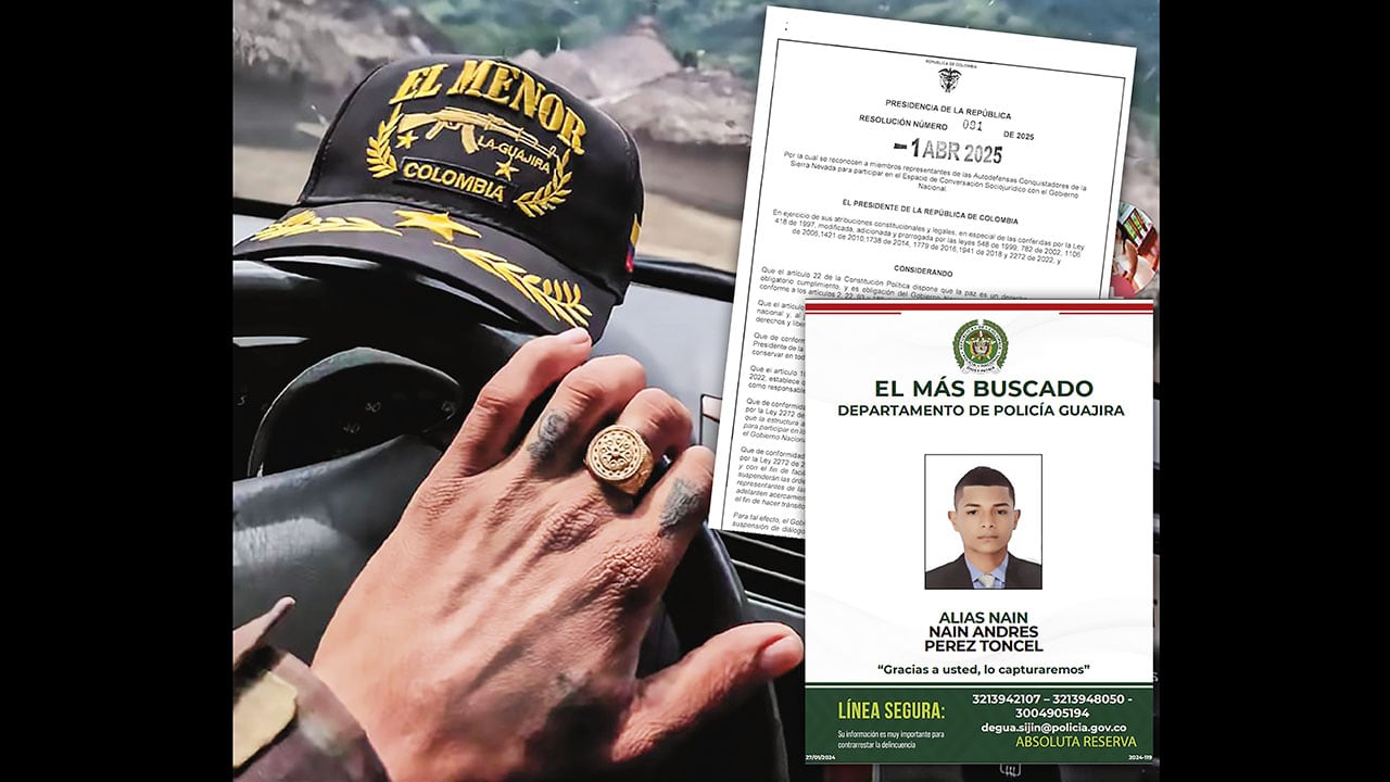 La Resolución 091, del primero de abril de 2025, le da licencia para delinquir a alias el Menor, aunque hay una recompensa de 500 millones de pesos por su paradero.