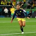 Catalina Usme marcó el gol de Colombia.