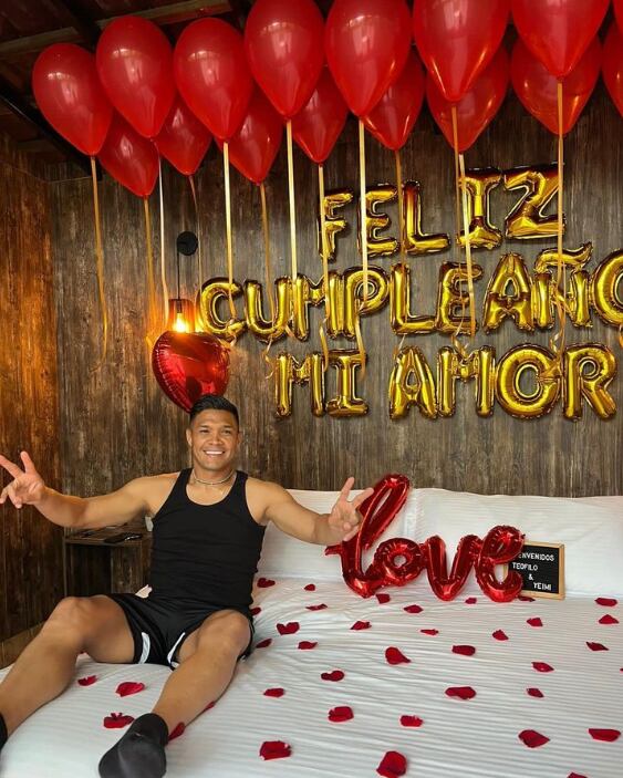Teófilo Gutiérrez compartió foto de la celebración de su cumpleaños