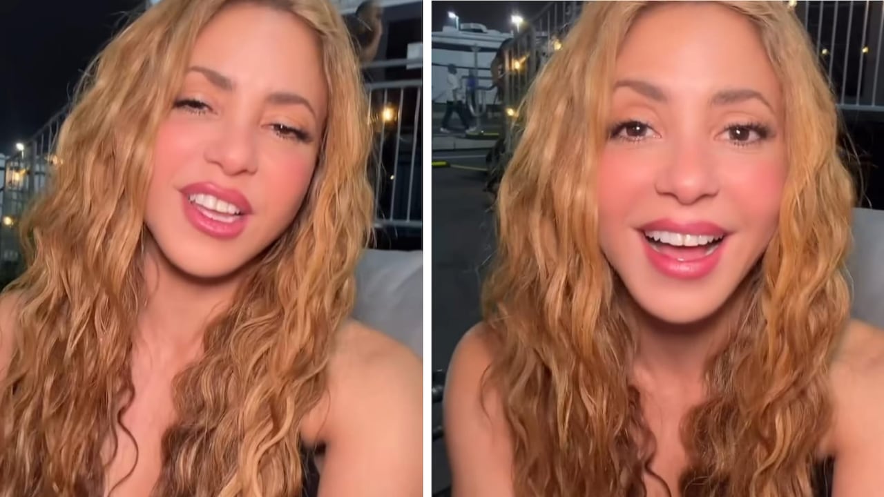 Shakira subió un video cantando la exitosa canción en español.