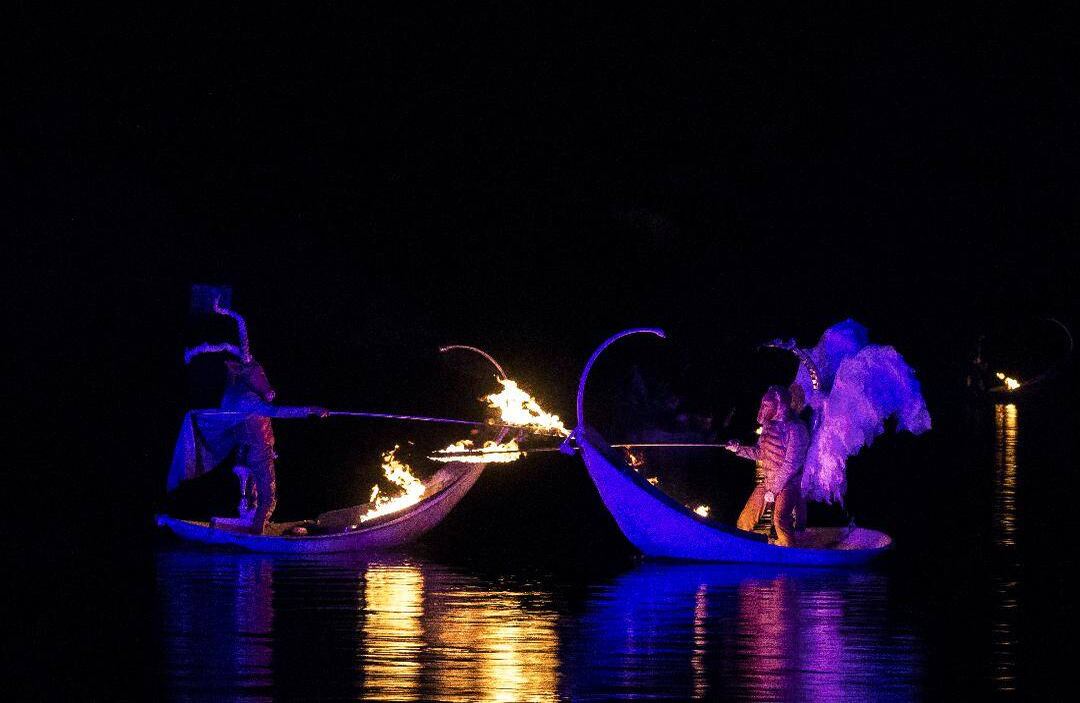 En total, el montaje contó con 30 artistas franceses y 12 colombianos. Foto: Esteban Vega