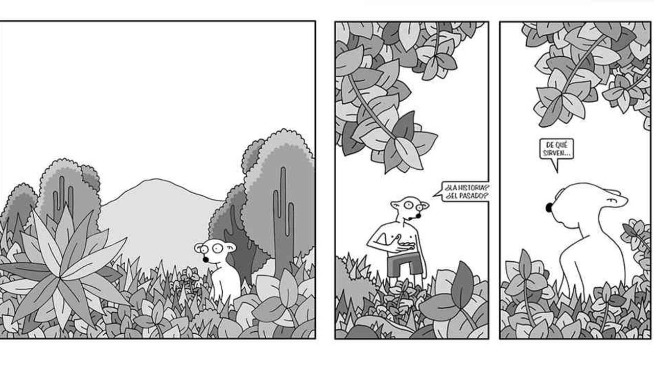 Viñetas de 'Follaje', lo nuevo de Truchafrita en Tragaluz Editores.