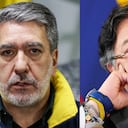 David Tamayo y el expresidente Gustavo Petro.