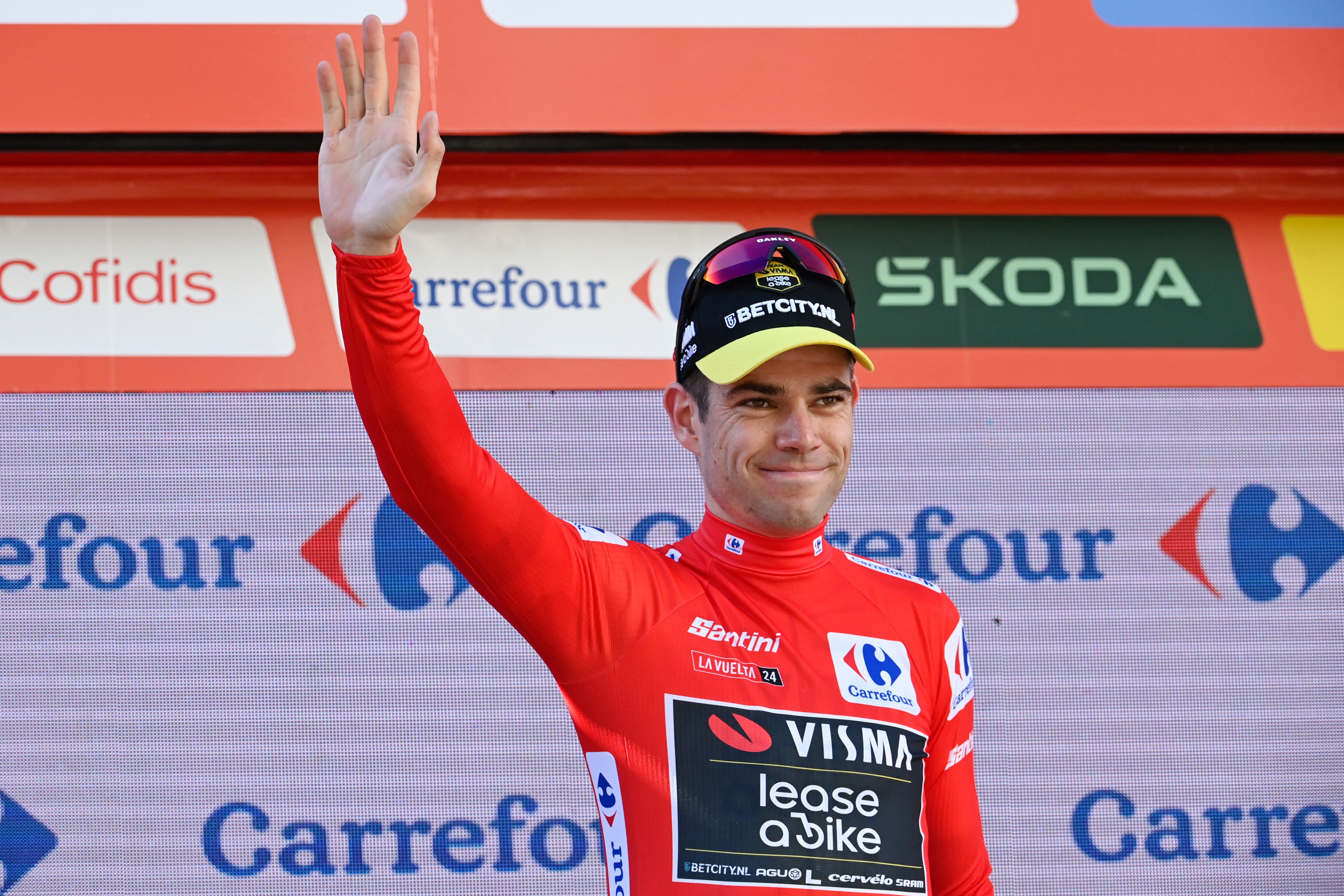 El belga brilló en esta jornada y dejó en claro que quiere seguir siendo el líder de La Vuelta 24.