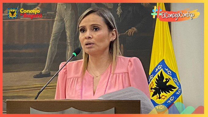 Sandra Bohórquez, gerente administrativa y financiera de la Contraloría y hoy aspirante al cargo de contralora de Bogotá.
