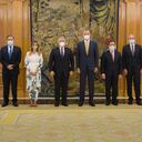 Presidente Iván Duque fue recibido por el rey de España, Felipe VI en el palacio de la Zarzuela. Madrid (España) 16 de septiembre 2021.