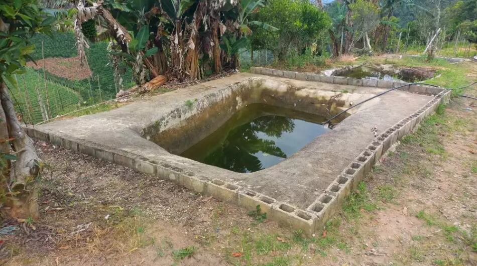 Pozo donde murió un bebé de 18 meses de nacido.