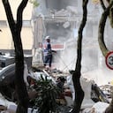 Demoliciones de los edificios Guadalupe y Molino Rojo en el sur de Cali.