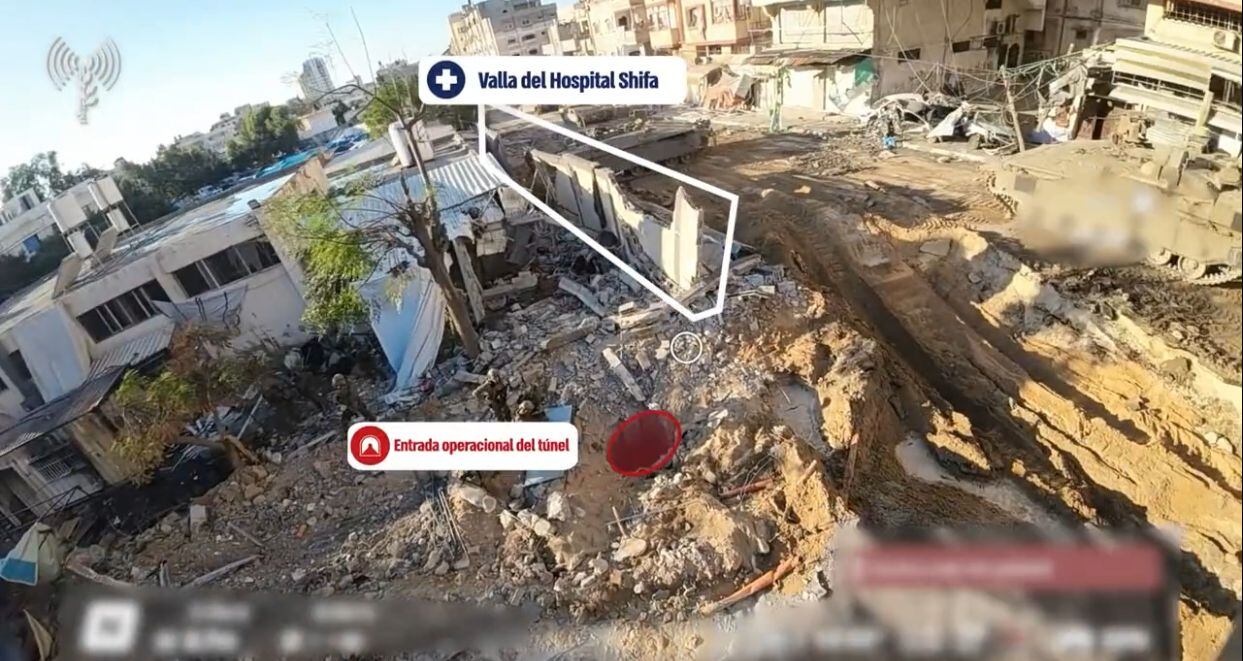 El túnel fue identificado por las Fuerzas de seguridad de Israel