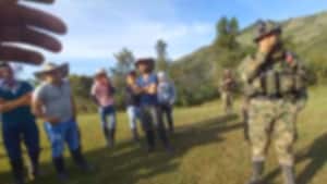 Soldados secuestrados en Antioquia.