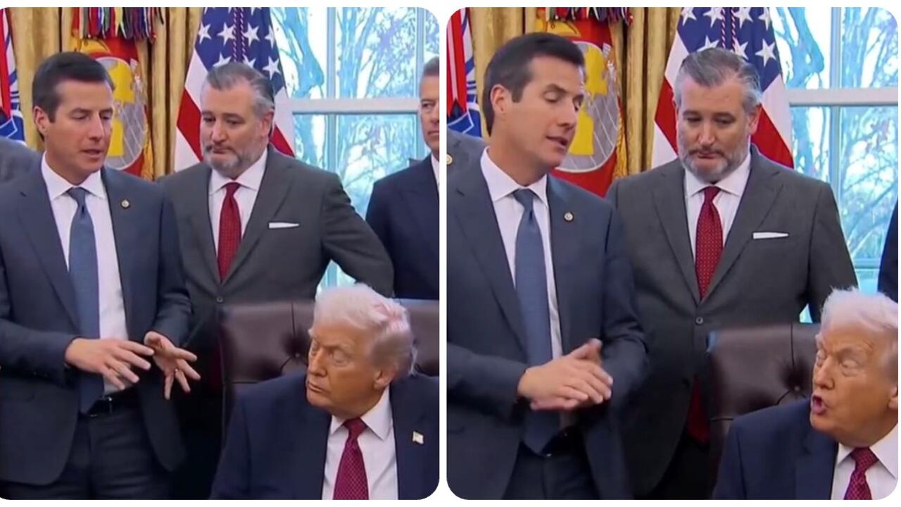 Bernie Moreno y Donald Trump.