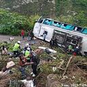 Bus se fue a un abismo en Nariño.