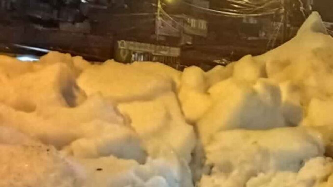 Espuma contaminante