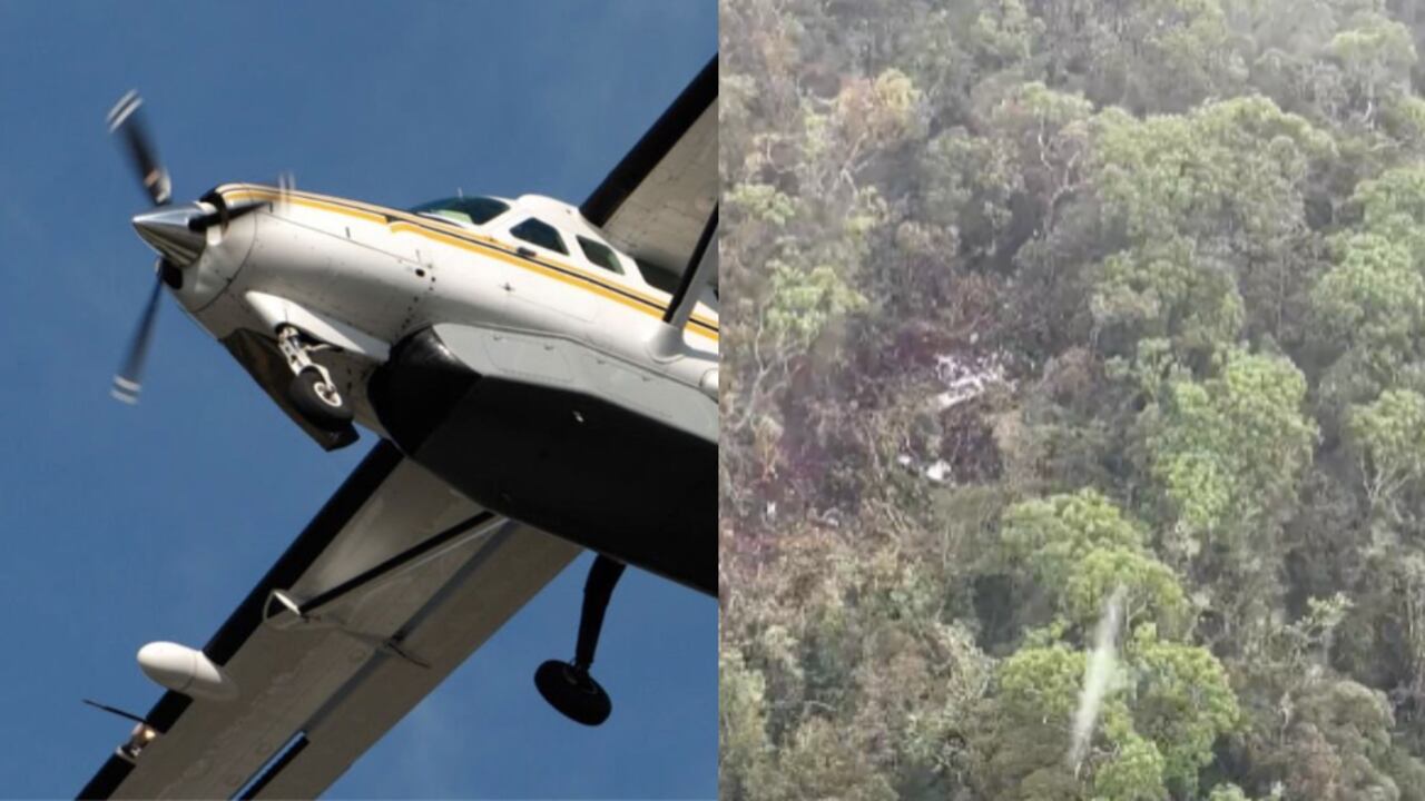 Accidente aéreo en Antioquia.