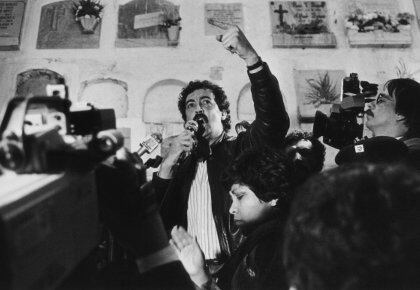 Bernardo Jaramillo Ossa, candidato presidencial y dirigente de la Unión Patriótica asesinado el 22 de marzo de 1990.