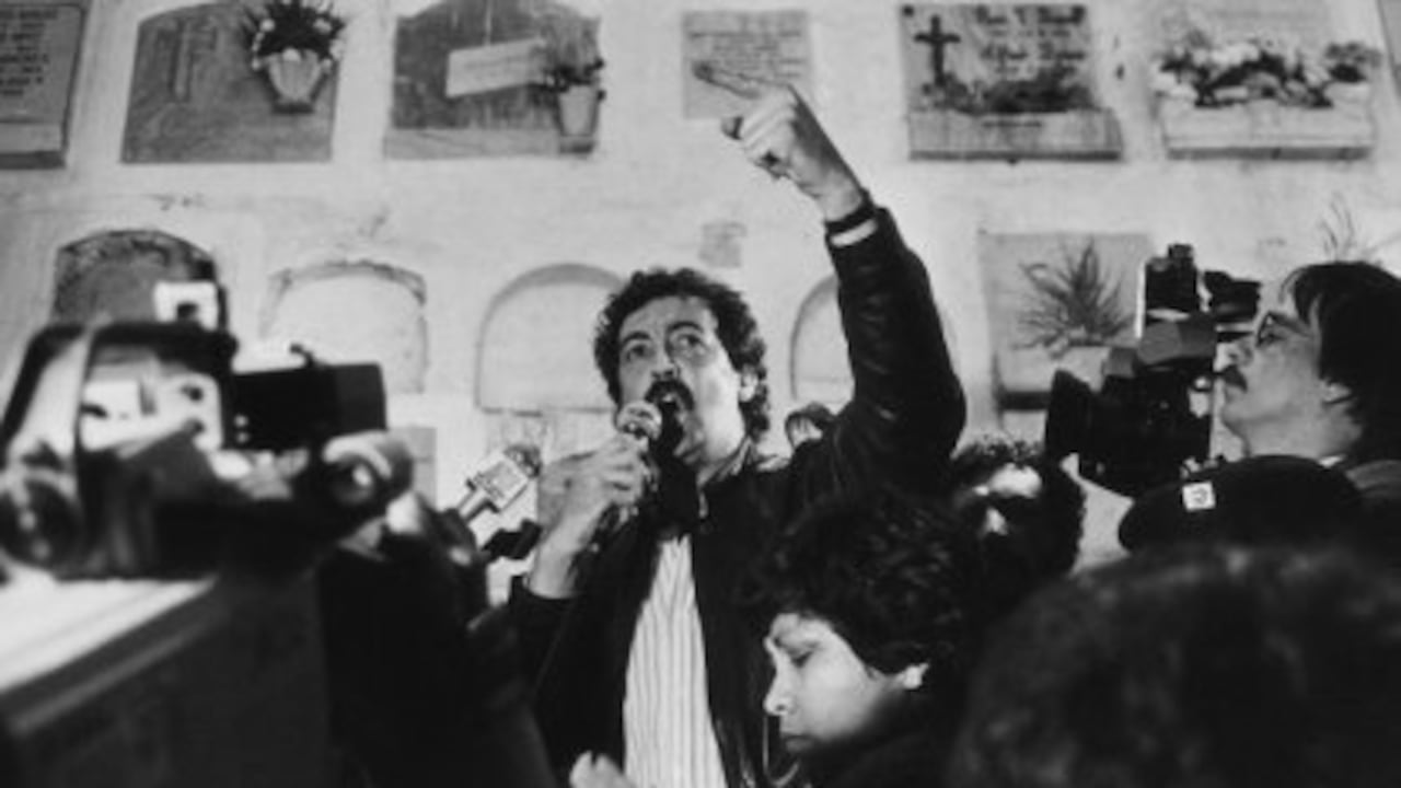 Bernardo Jaramillo Ossa, candidato presidencial y dirigente de la Unión Patriótica asesinado el 22 de marzo de 1990.